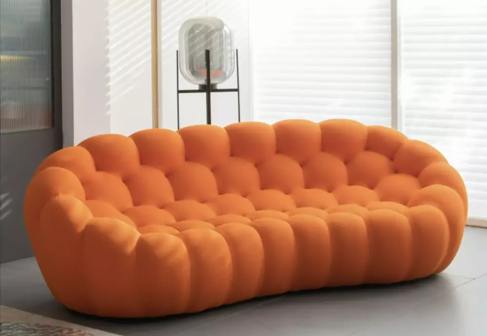 bubble couch white